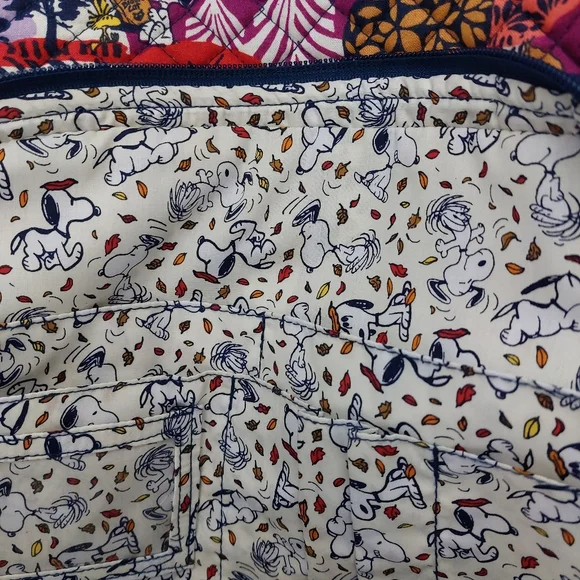 Vera Bradley Fall For Peanuts Snoopy Campus Backpack NWT display picture 2